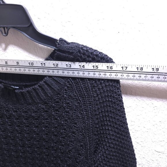 Calvin Klein Chunky Knit Black Sweater‎ | Size Small - Picture 10 of 11